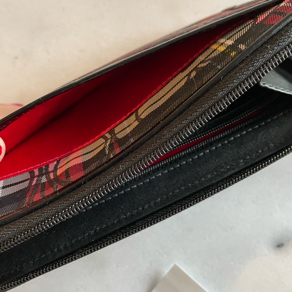 Coach Wristlet - Tartan Pattern - Picture 5 of 10